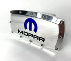 Hitch Receiver Plug Mopar M Logo Polished 2 Inch for Jeep Wrangler (2018–2024)