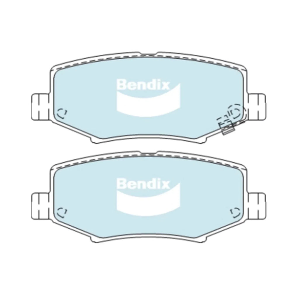4WD Rear Disc Brake Pad Set for Dodge Nitro (2007-2012)