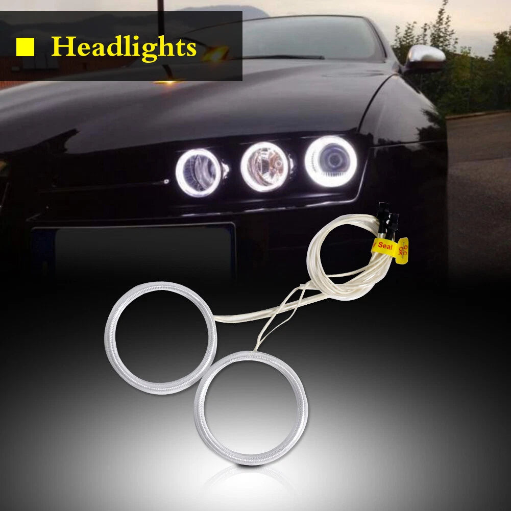 Set of 2 Angel Eyes CCFL LED Halo Rings for Alfa Romeo 159 (2005–2011)