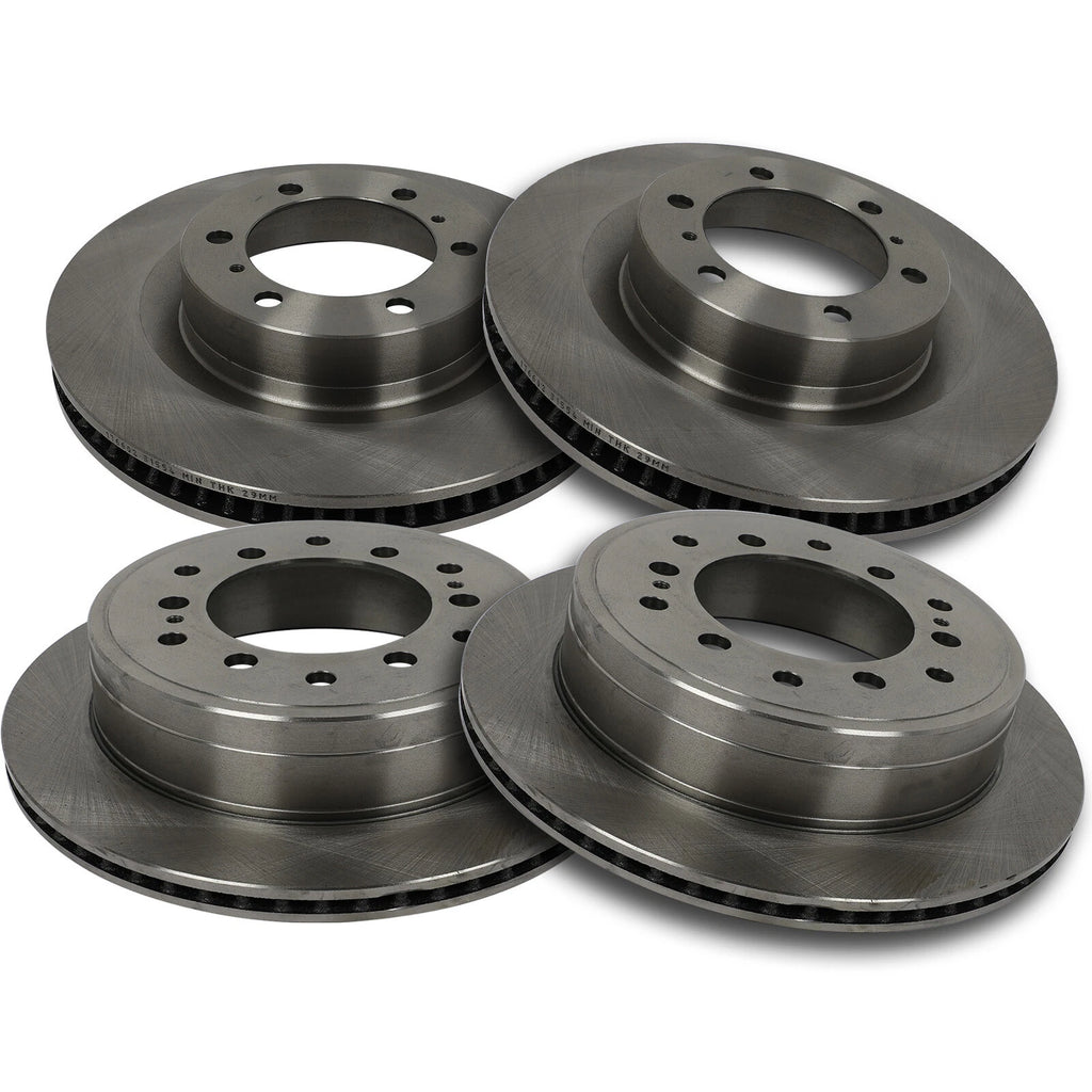 Set of 4 Brake Rotors for Toyota 4Runner GX460 (2010–2018)