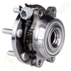 Front Wheel Bearing Hub + Outer Tie Rod Ends for Nissan Frontier (2005–2016)