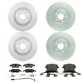 Set of 4 Bosch Quietcast Disc Brake Pads & Rotors for Audi Q5 S4 S5 (2018–2023)