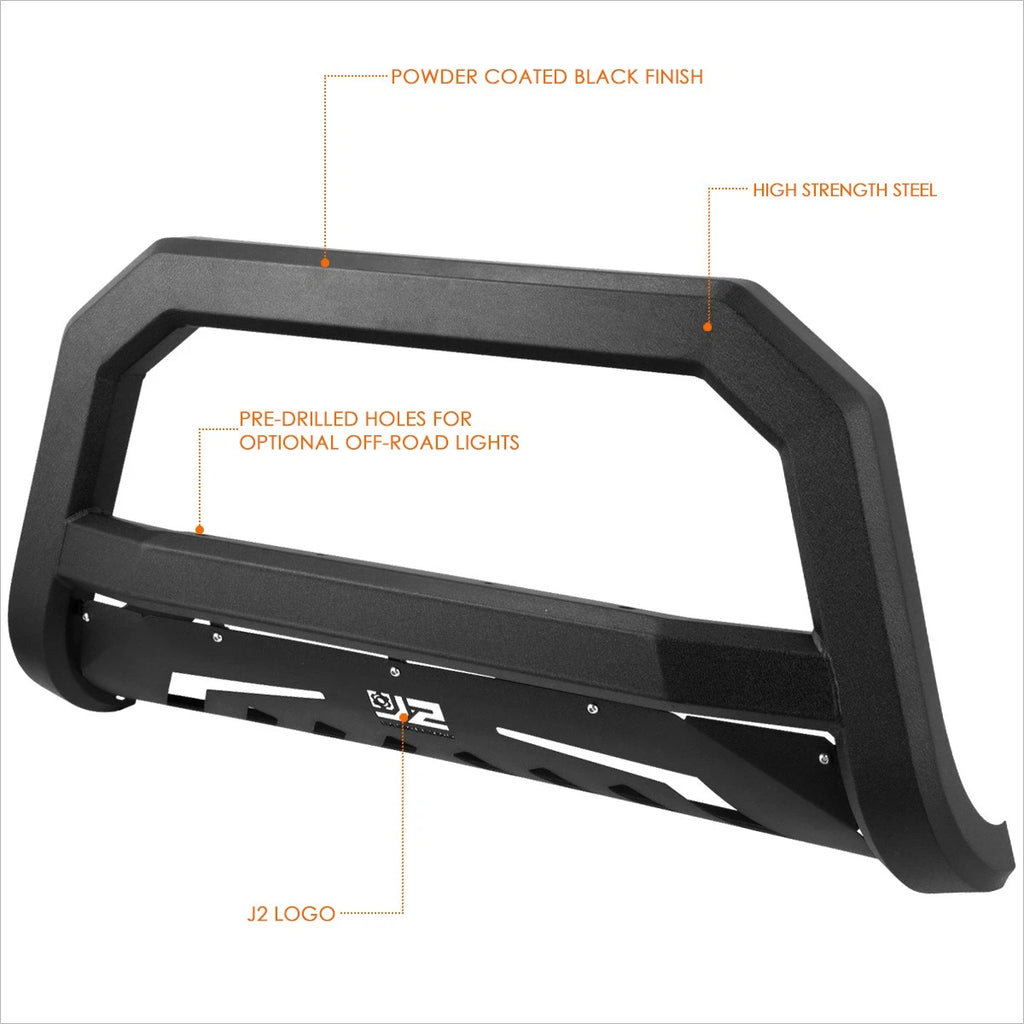 J2 Carbon Steel Bumper Bull Bar Protector for Ram 1500 (2009–2024)