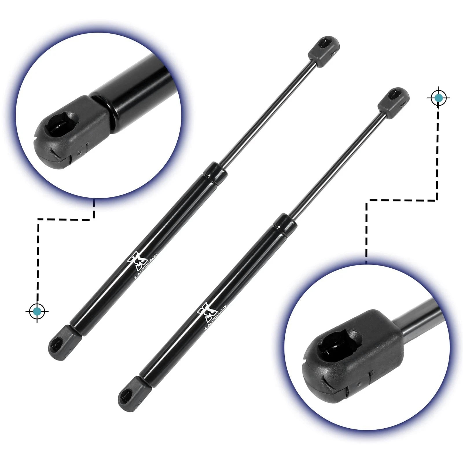2X Front Hood Lift Supports Struts 811614D000 for Kia Sedona (2006–2012)