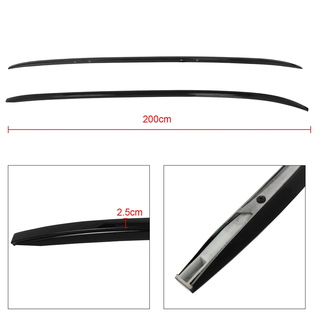 Roof Rack Side Rail for Mazda CX-9 (2016-2023) Silver