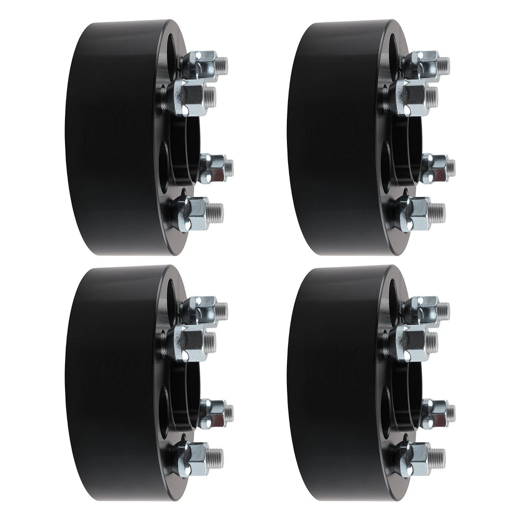 Set of 4 Wheel Spacers for EZGO (2 Inch, 4x4, 78.1mm Hub Bore, 1/2x20)