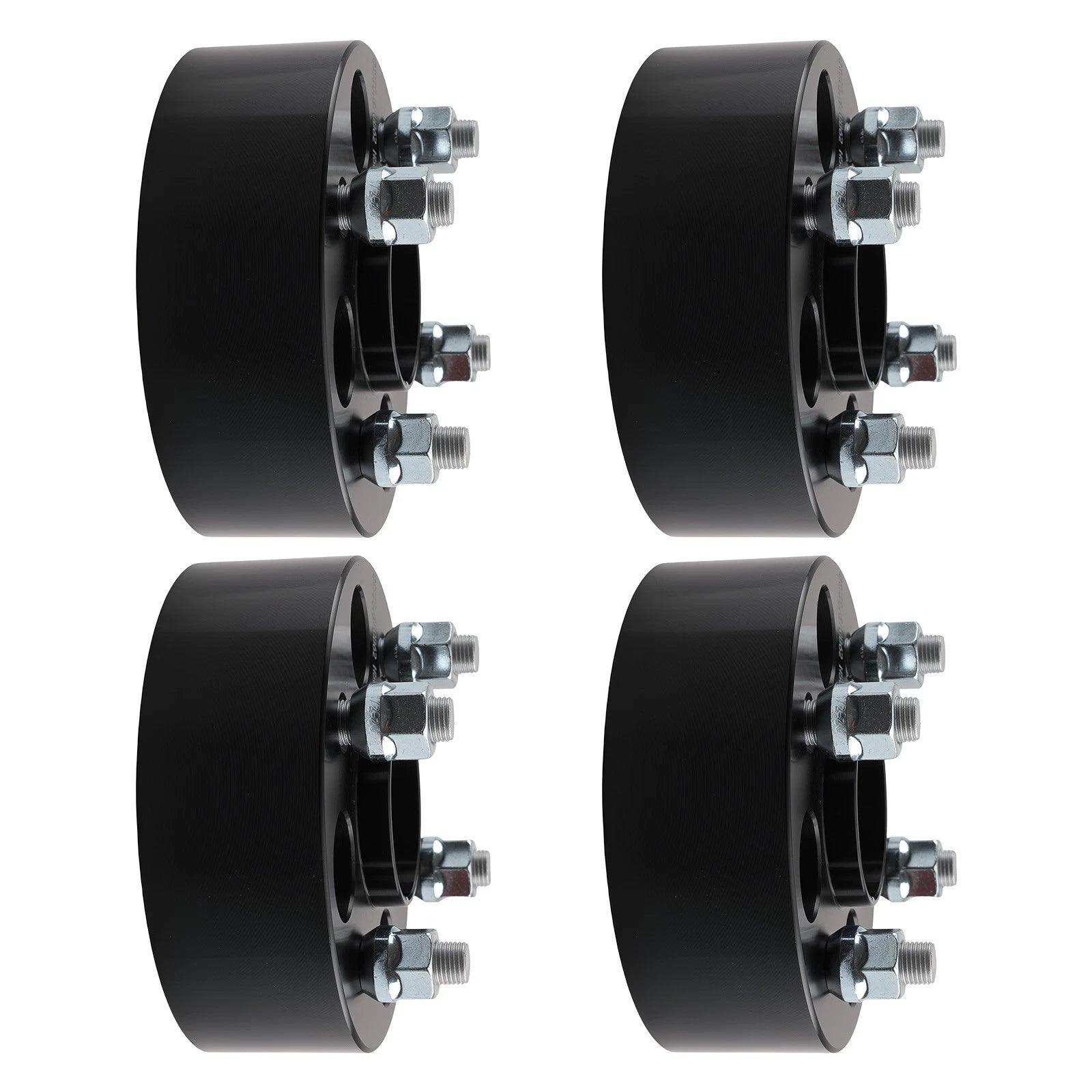 Set of 4 Wheel Spacers for EZGO (2 Inch, 4x4, 78.1mm Hub Bore, 1/2x20)