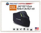 XXL Waterproof Motorcycle Cover for Road Bikes (UV, Rain, Dust Protection)