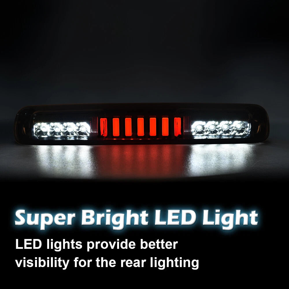 LED 3rd Brake Tail Light for Silverado Sierra (1999–2007) Black