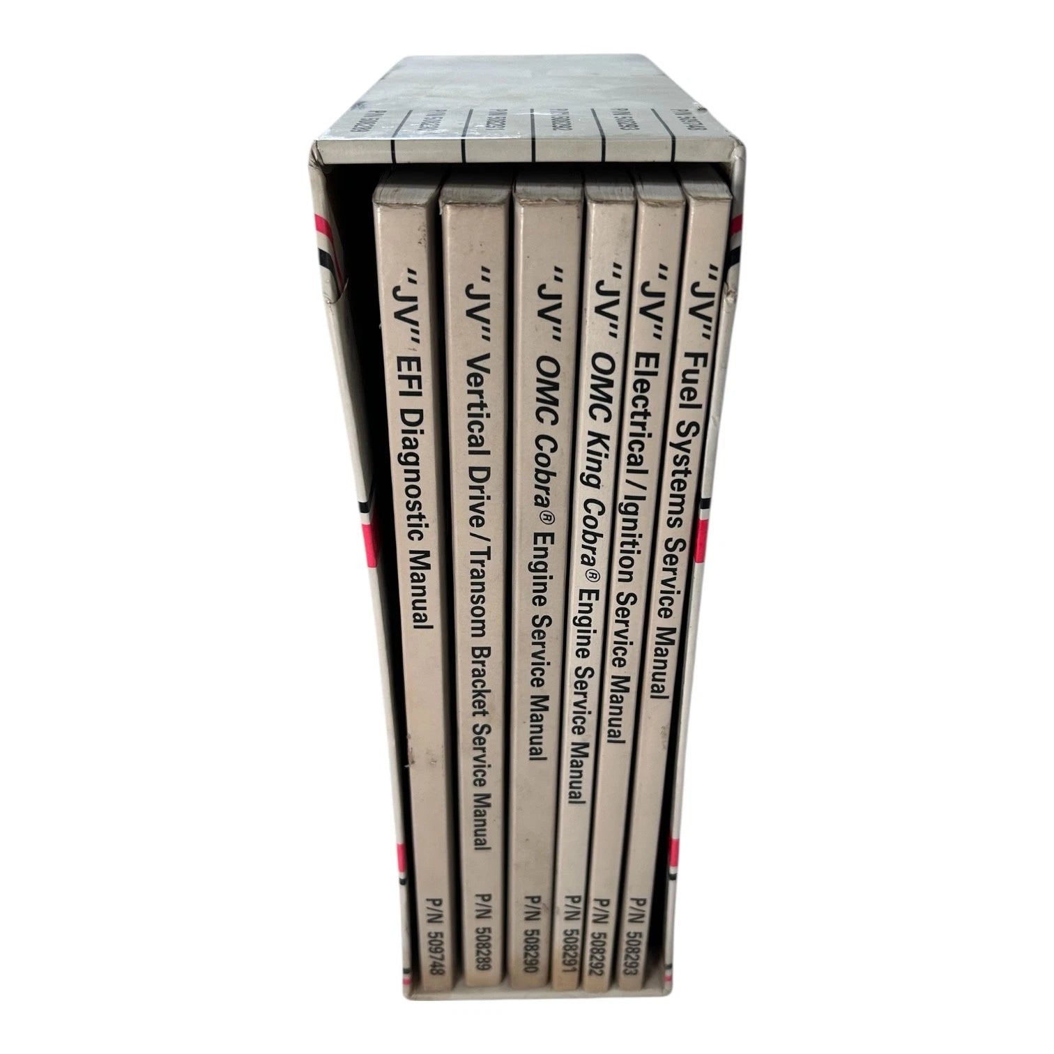 Set of 6 OMC Cobra Stern Drive Service Manuals OMC 508288, JV