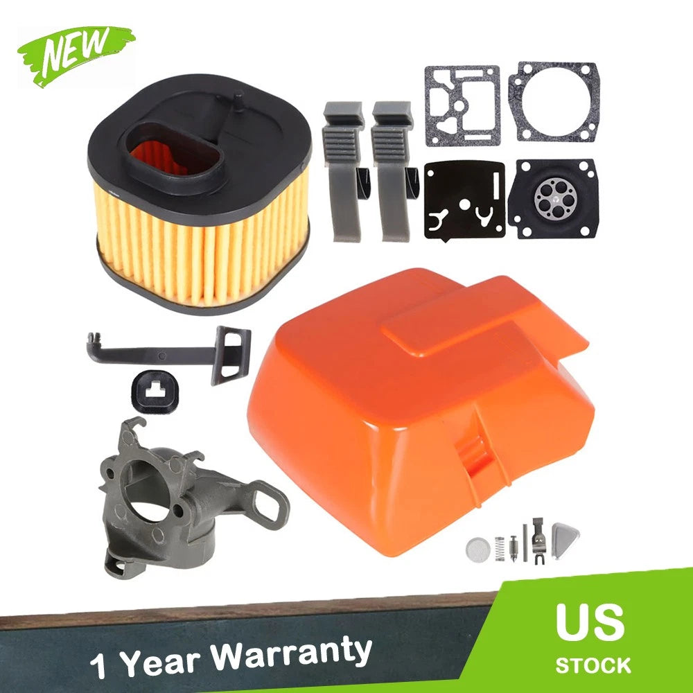 Air Filter Cover & Carb Kit for Husqvarna Chainsaws (365, 371, 372, 362) 503 81 77-01