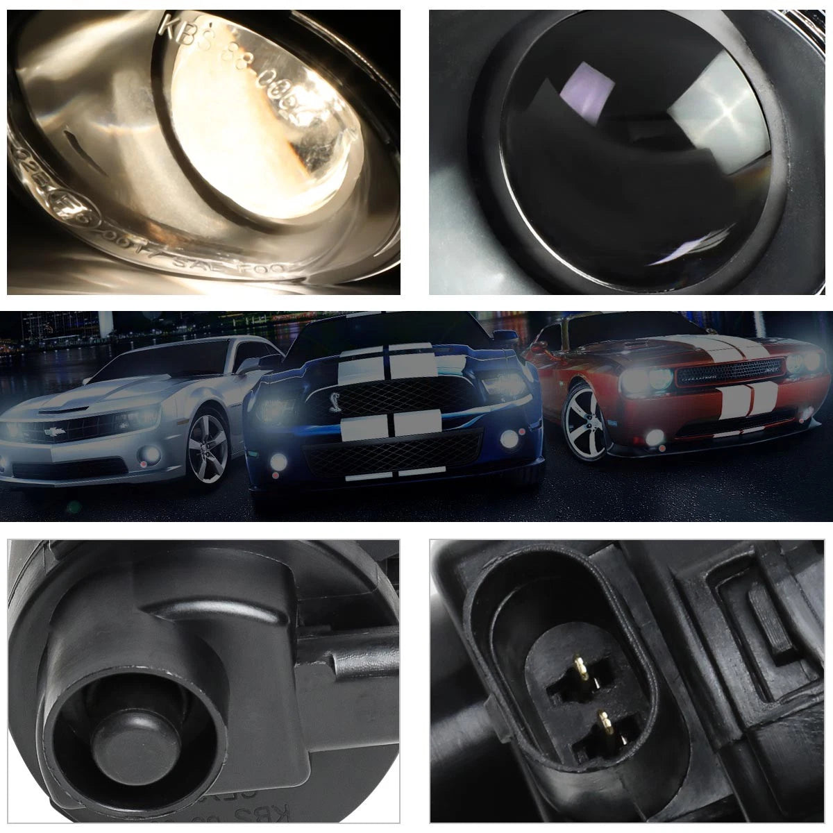 High-Power LED Fog Lights for Chevy Silverado 1500 (2014–2015)