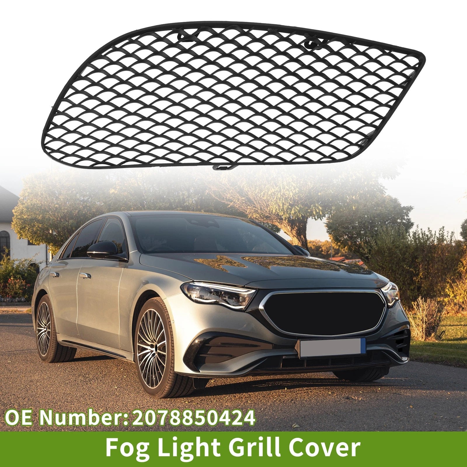 1 Pc Fog Light Grill for Mercedes Benz E350 (2014–2017) No. 2078850424