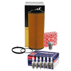 Wix Engine Oil Filter & Denso Spark Plug Kit for Audi A4 Quattro (1996–2001)
