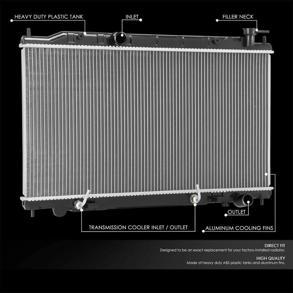 OE Style Aluminum Core Radiator DPI2693 for Nissan Maxima (2004–2006)