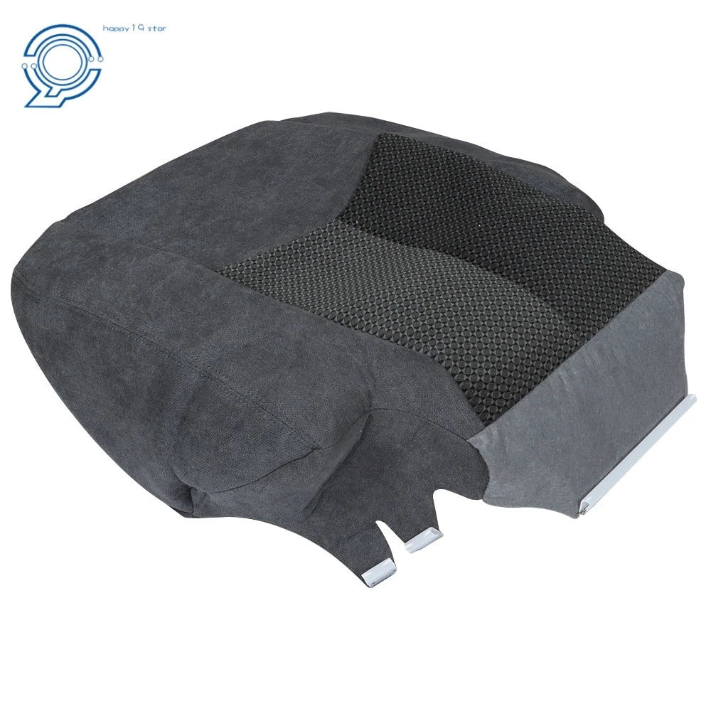 Driver Bottom Seat Cover for Chevy Silverado (2003-2006) Dark Gray Cloth