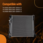 Radiator for Dodge Dakota and Durango 1997–2000 (3.9L–5.9L) CU1905