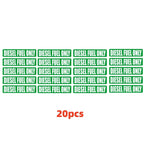 20x Diesel Fuel Only Sticker Decal for Fuel Door (0.75" Wide)