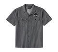 Willie G Skull Denim Shirt for Harley-Davidson (XXXL)