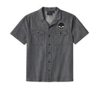 Willie G Skull Denim Shirt for Harley-Davidson (XXXL)