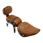 Driver Passenger Seat & Backrest Pad for Indian Scout Bobber (2020–2024)