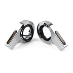 Amber Fork Turn Signal Light Indicator 37MM-41MM for Harley Touring Dyna (2006-2023)