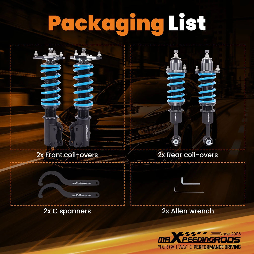 Coilover Damper Kit for Mitsubishi Lancer (2002-2006)