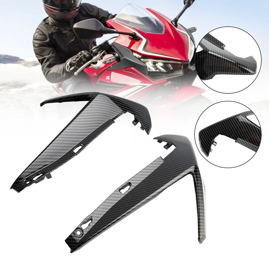 Front Nose Cover Headlight Panel for Honda CBR500R (2019–2021) Carbon T9
