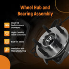 Front Wheel Hub for Ford Explorer Sport Trac 4WD (2001–2005) Round ABS