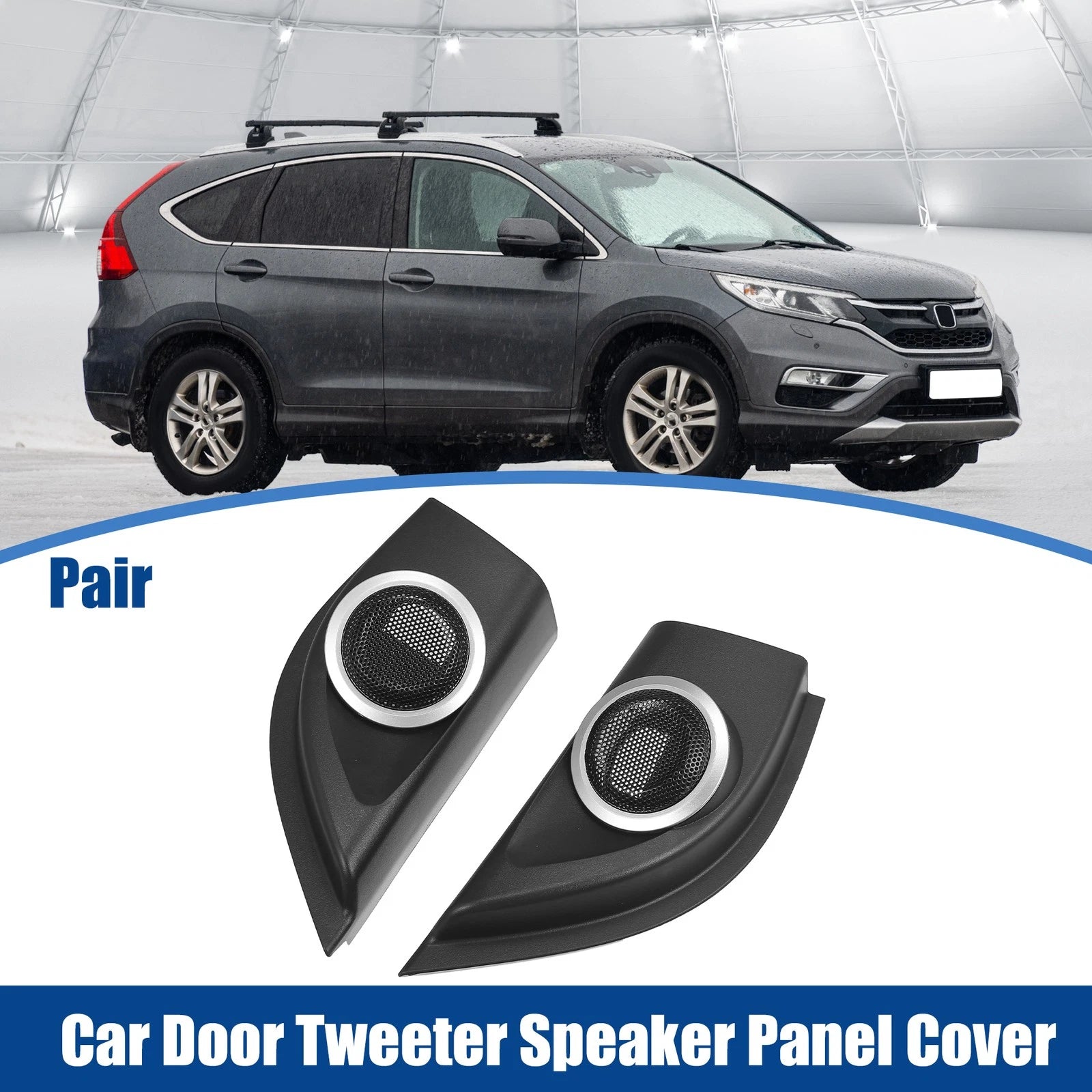1 Pair Tweeter Speaker Panel Cover Trim for Honda City (2014–2019)