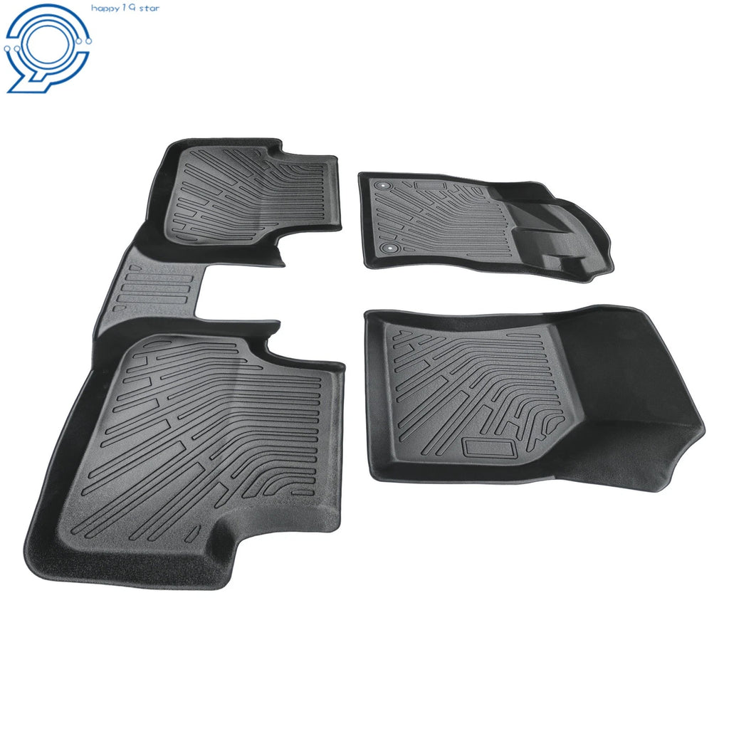 3X Black TPE All-Weather Floor Mats Liner for VW Jetta A7 (2019–2026)