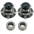 Front and Rear Wheel Bearings & Hubs Kit for Mazda MX-5 Miata (2006–2015)