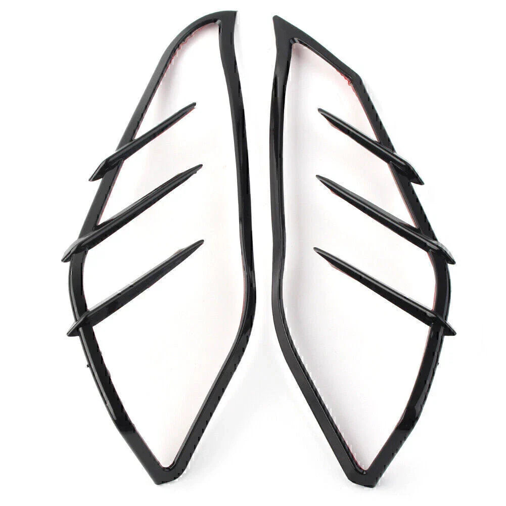 Black Mid-Frame Air Deflector Trim for Harley Electra Glide Tri Glide (2009-2023)