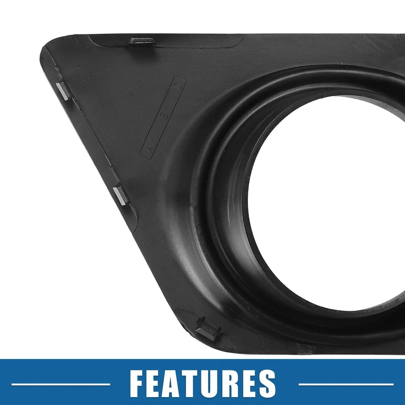 2 x Front Fog Light Grille Covers for Dodge Journey (2011-2019)