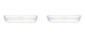 LED Rear Backup Reverse Light Lenses Pair for 1964-1965 Ford Thunderbird