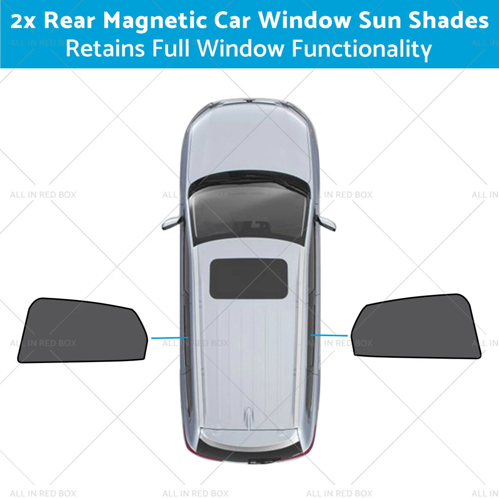 2X Rear Magnetic Window Sun Shades for Mazda CX-3 (2015–Current)