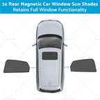 2X Rear Magnetic Window Sun Shades for Mazda CX-3 (2015–Current)