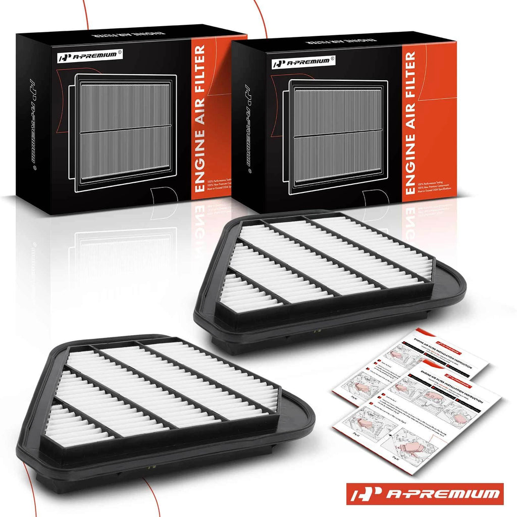 2X Engine Air Filter for Chevy Traverse (2009–2014) GMC Acadia Buick Enclave