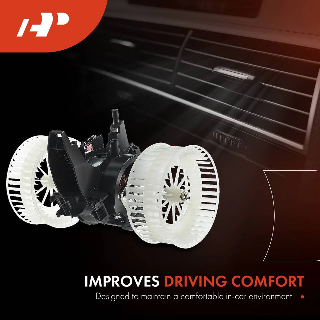 HVAC Blower Motor with Wheel Assembly for BMW 528i 535i XDrive 650Ci M5 (2008–2016)