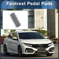 Footrest Pedals Cover for Honda Civic (2006–2009) Aluminum Alloy Silver Tone