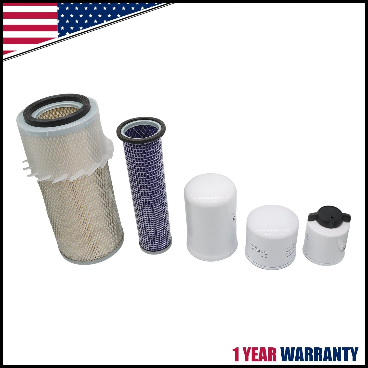 Filter Kit for Bobcat 763 T140 T180 T190 (Oil, Fuel, Diesel, Air)