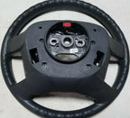 Steering Wheel for Ford Fusion (2007–2012) Black Vinyl Silver Insert OEM