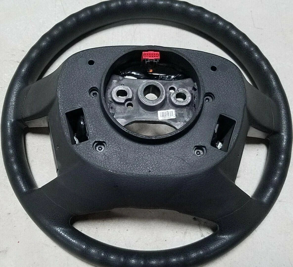 Steering Wheel for Ford Fusion (2007–2012) Black Vinyl Silver Insert OEM
