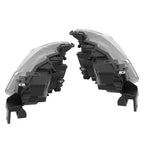 Set of 2 Headlight Assemblies for Mazda 6 (2014â2017) Black Housing Halogen