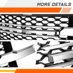 Front Bumper Grille for Chevrolet Silverado 1500 LTD WT Custom Trail Boss (2019–2022)