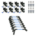 Set of 8 Ignition Coil Wires & Ruthenium Spark Plugs for Express Savana 1500 (2003–2023)