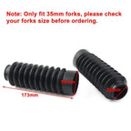 Front Dust Rubber Fork Slider Covers for BMW R nine T Racer Pure (2014-2020)