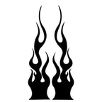 Flame Vinyl Decal Sticker for Car Motorcycle Gas Tank Fender (15cm)