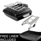 Chopped Trunk Backrest Mount Rack for Harley Touring (2014–2025)