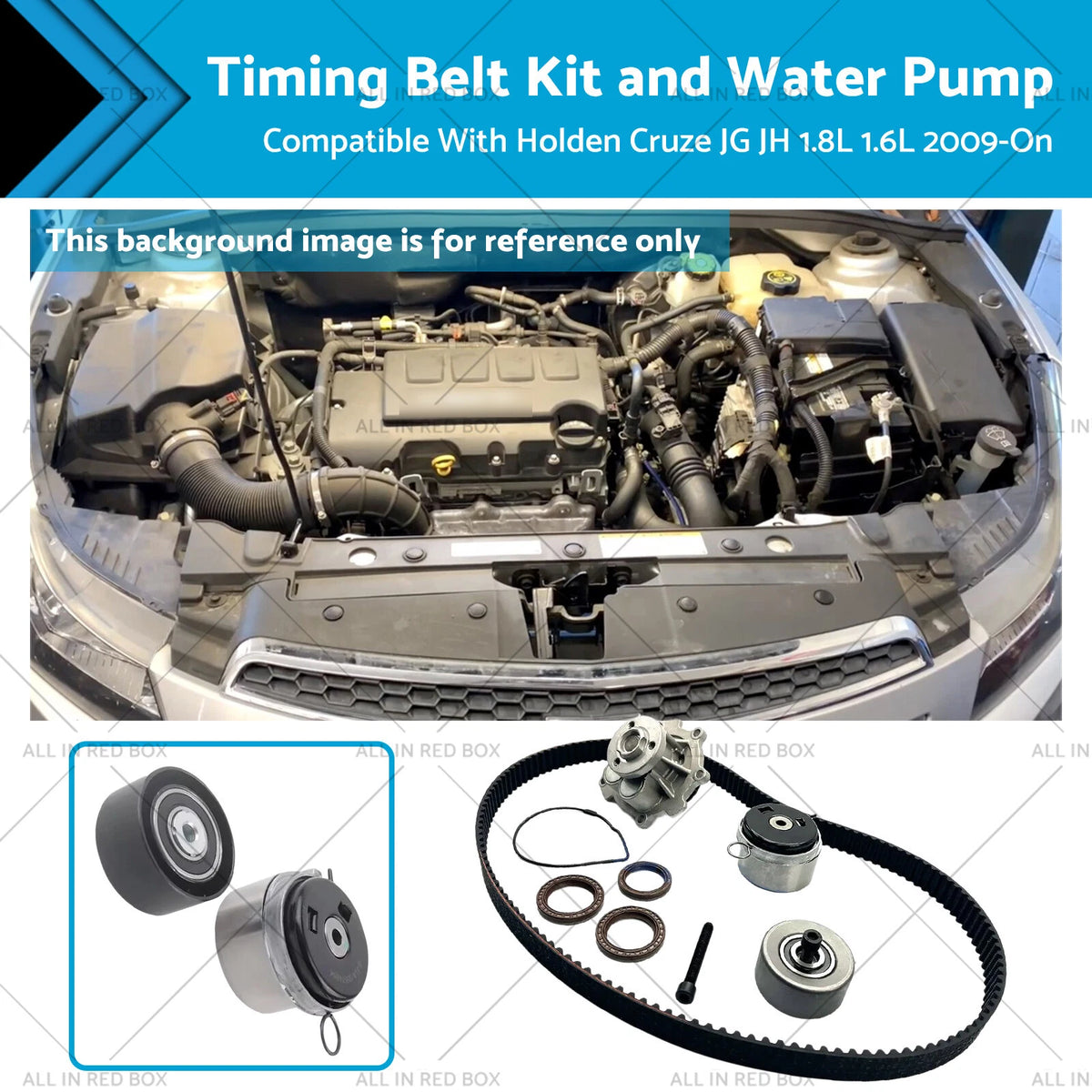 Timing Belt Kit & Water Pump for Holden Cruze JG JH 1.8L 1.6L (2009–Present)